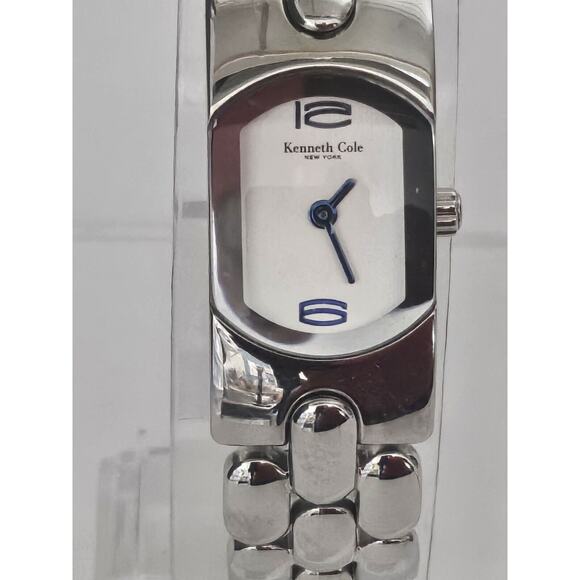 Vtg Kenneth Cole S301 Ladies Watch Blue Hands Free Ship Beautiful New Battery main image 7